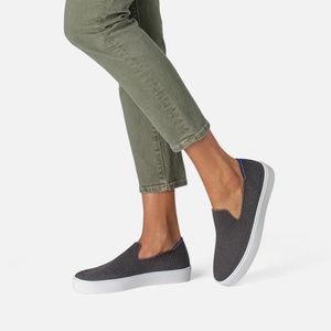 Rothy's The Sneaker Slip On Steel Grey